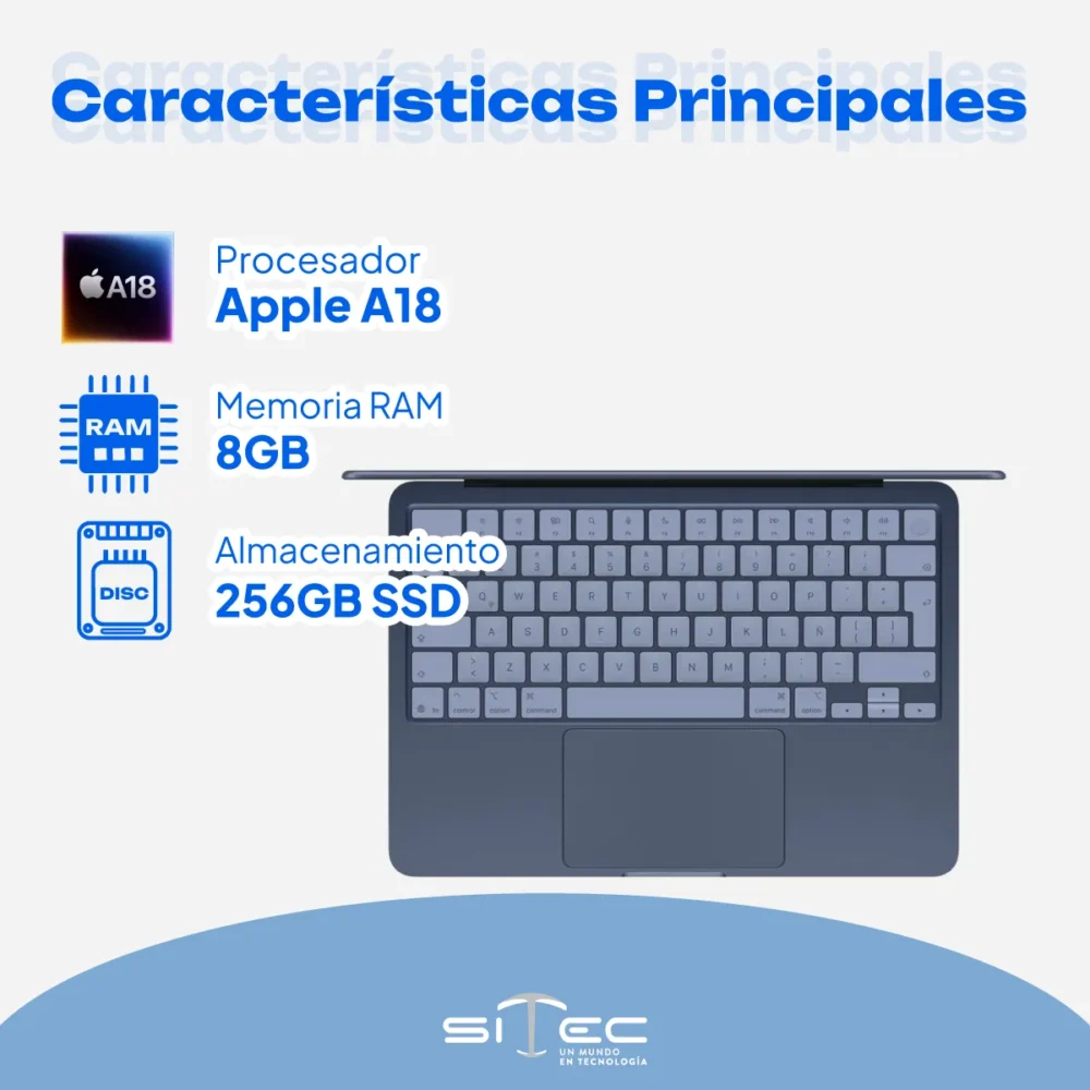 Apple MacBook Neo Azul Indigo | Portátil Corporativo - Imagen 4
