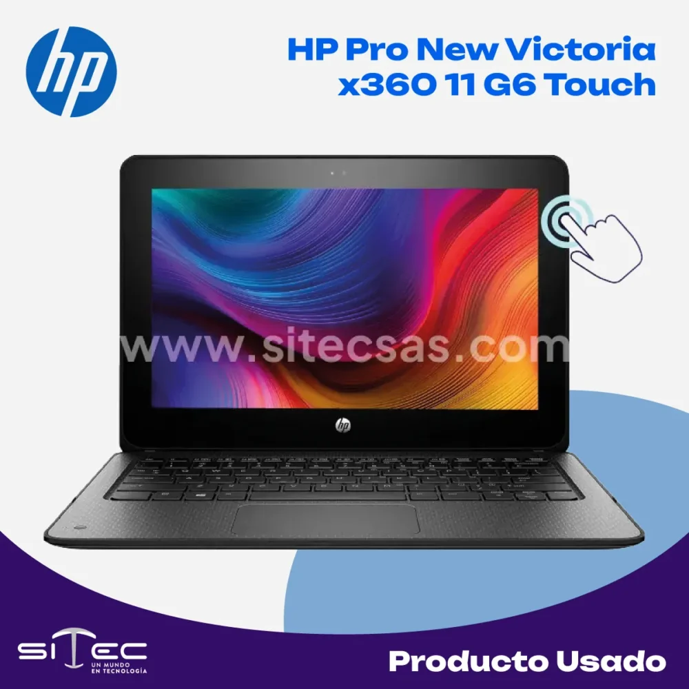 hp-pro-new-victoria-x360-11-g6-touch-portatil-corporativo-vista-frontal HP Pro New Victoria x360 11 G6 Touch | Portátil Corporativo - Imagen 1