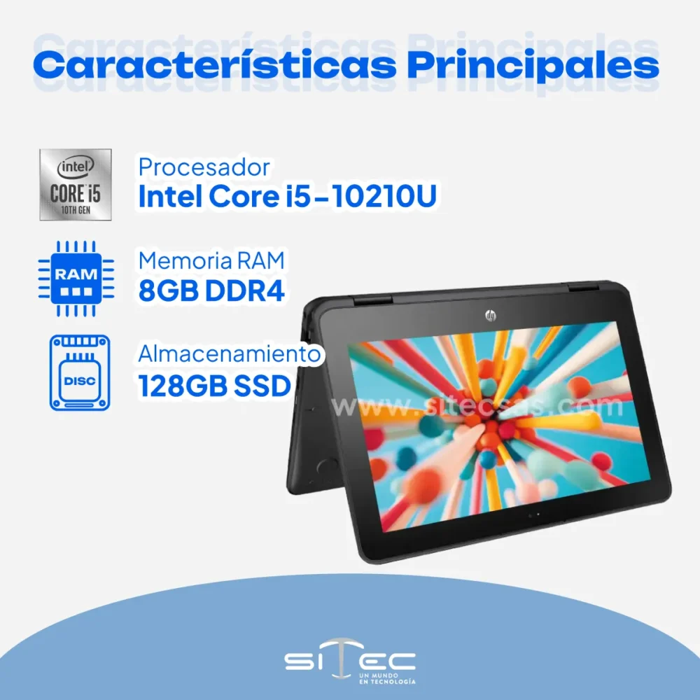 HP Pro x360 11 G6 Touch | Portátil Corporativo - Imagen 2