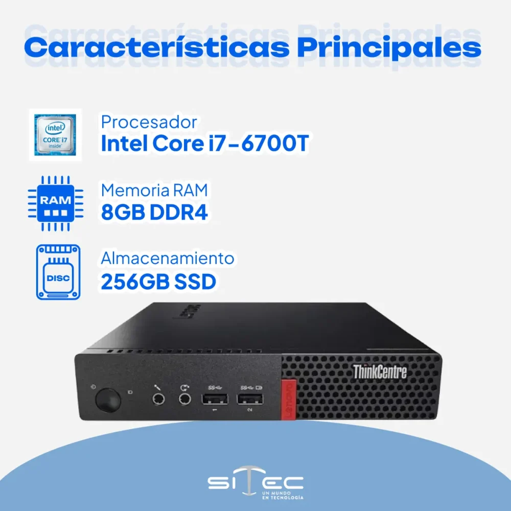 Lenovo M710Q Mini + MONITOR DE 19 | Computador Corporativo - Imagen 2