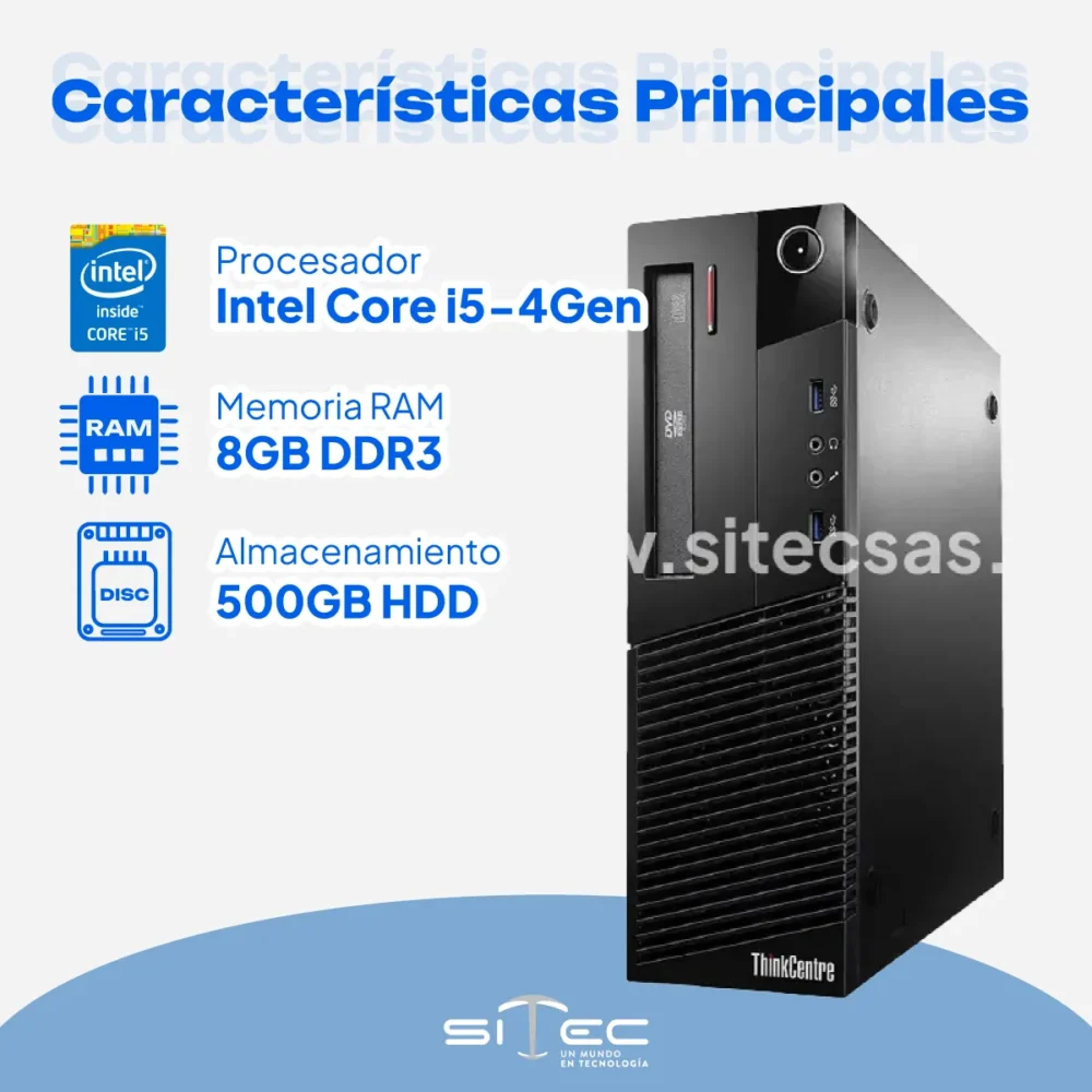 Lenovo ThinkCentre M93P | Computador Corporativo - Imagen 2