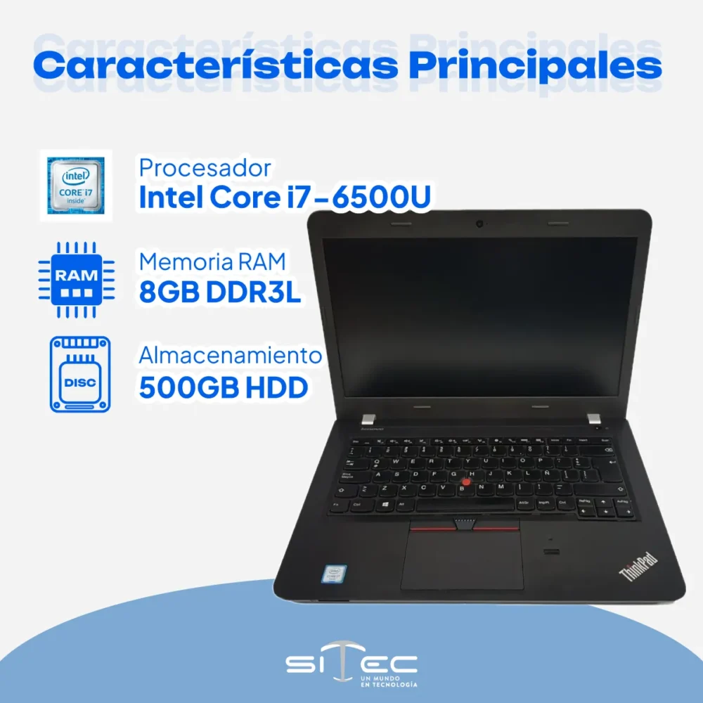Lenovo ThinkPad E460 Core i7 | Portátil Corporativo - Imagen 2