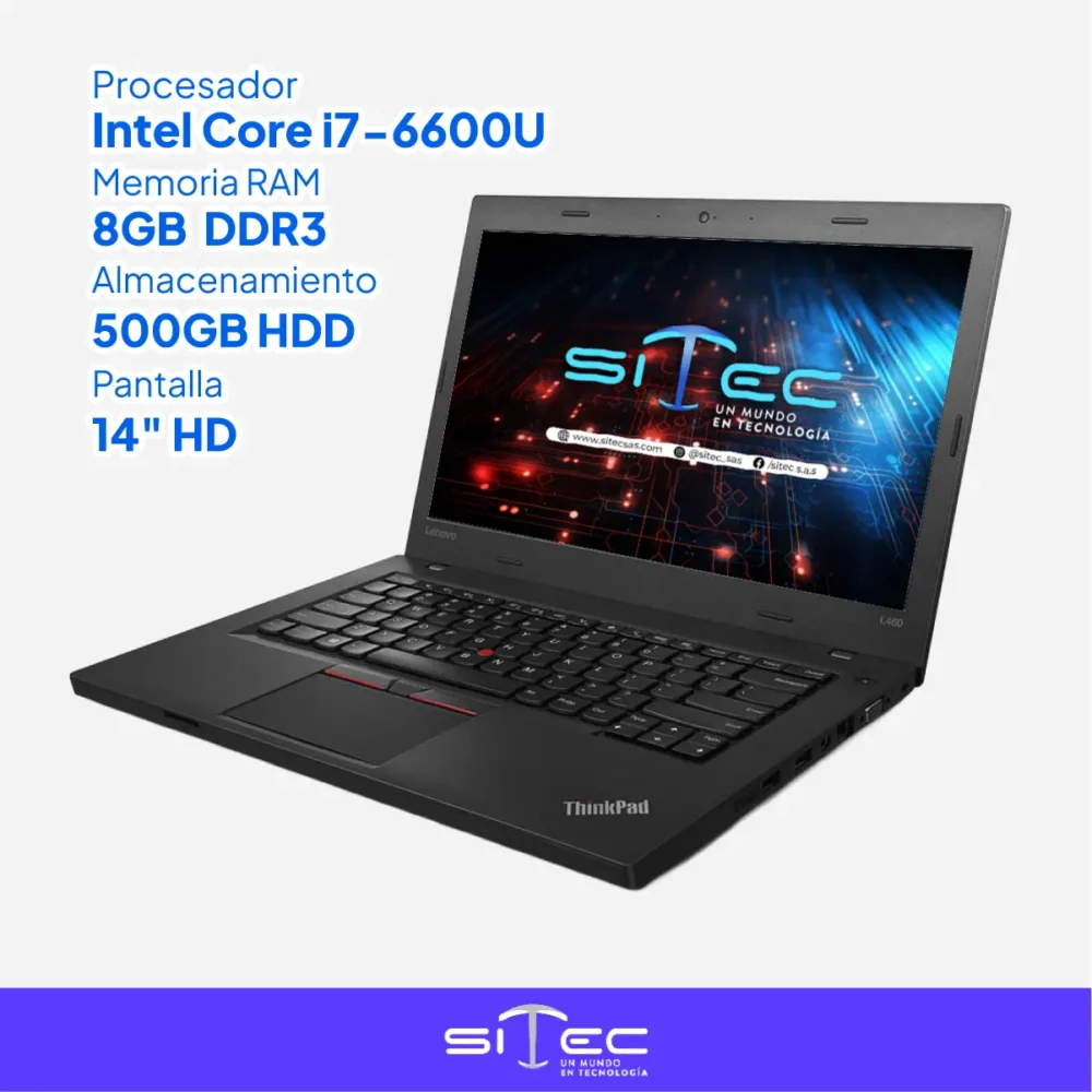 Lenovo ThinkPad L460 | Portátil Corporativo - Imagen 2