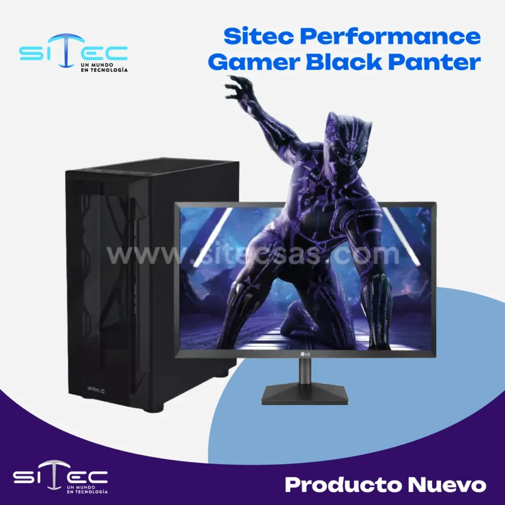 Sitec Performance Gamer Black Panter | Computador Gamer - Imagen 1