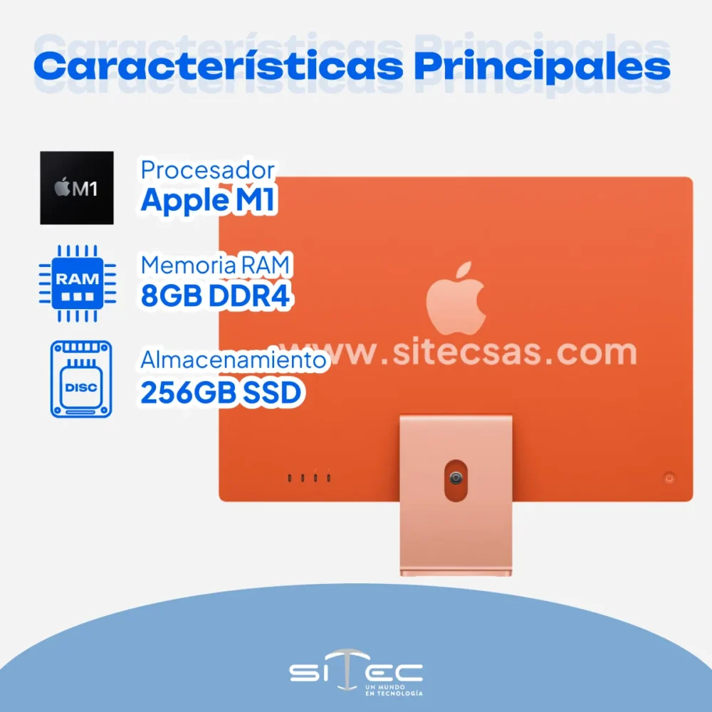 Apple iMac A2438 2021 M1 | All in One Corporativo - Imagen 2