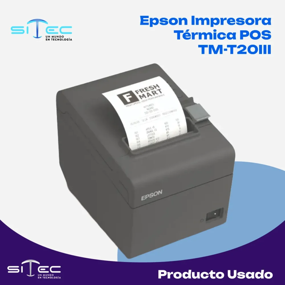Epson Impresora Térmica POS TM-T20III | Accesorio - Imagen 1