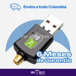 Genérica Receptor Wifi 300mbs Doble Banda Tarjeta Usb Dual | Accesorio - Imagen 3