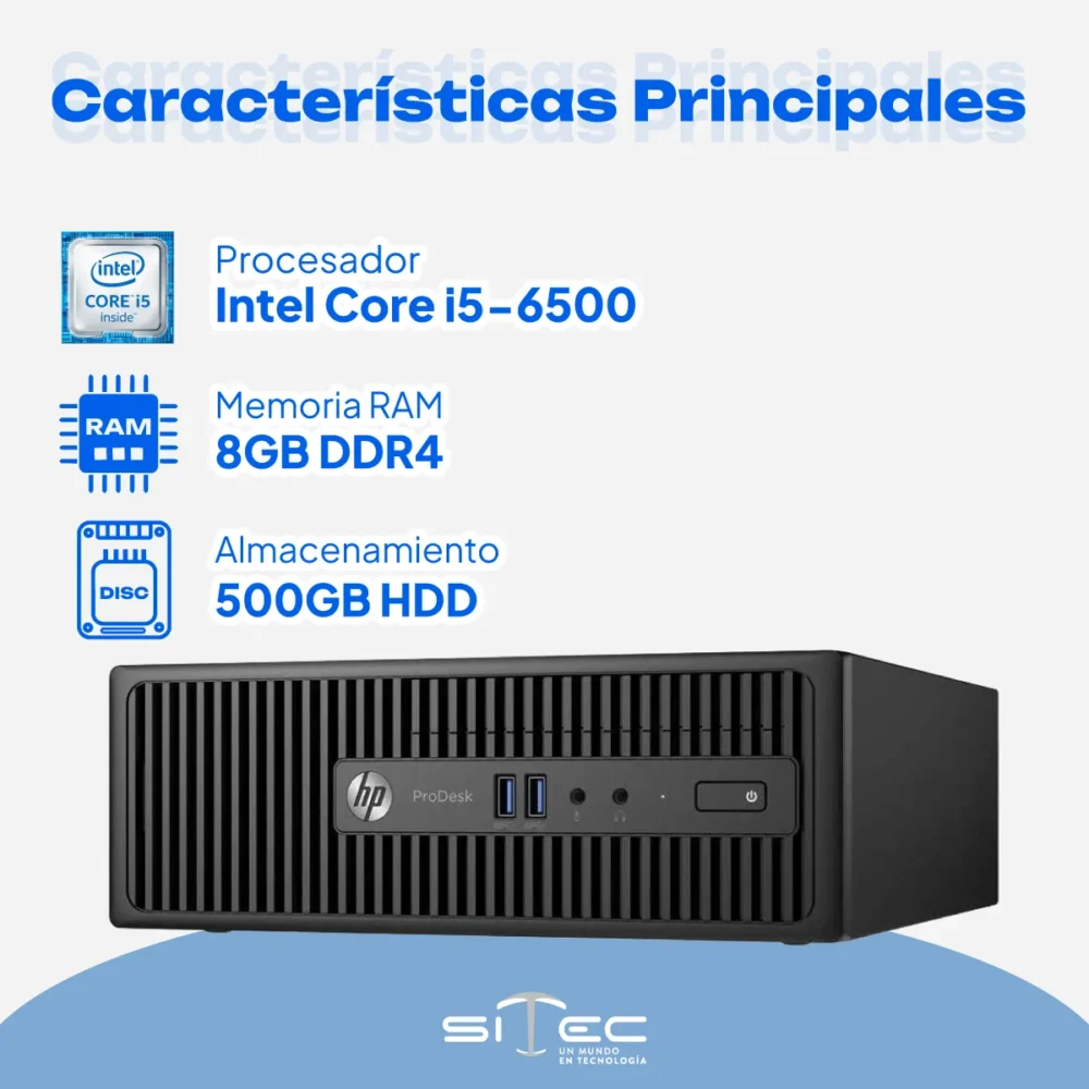 HP ProDesk 400 G3 | Computador Corporativo - Imagen 2