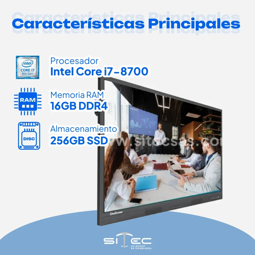 OneScreen Televisor Interactivo TL7 86 4K | Accesorio - Imagen 2