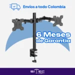 Vesa Brazo doble Soporte para 2 Monitores | Accesorio - Imagen 3